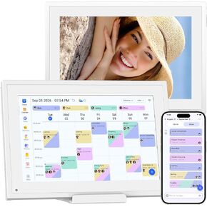 إطار صور رقمي Nethgrow مقاس 10.1 بوصة - إطار صورة - إطار صورة رقمي WiFi، سعة 16 جيجابايت، شاشة لمس IPS، تدوير تلقائي، مستشعر حركة، مشاركة الصور ومقاطع الفيديو على الفور، هدايا شخصية in Kuwait