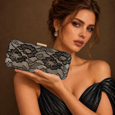 حقيبة يد نسائية أنيقة من الدانتيل من Mulian Lily للسهرات الرسمية والحفلات الراقصة in Kuwait
