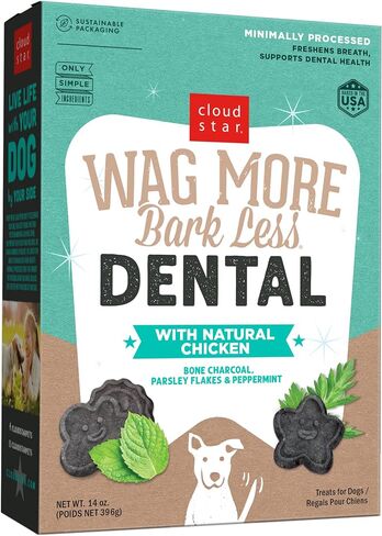 Cloud Star Wag More Dental Biscuits 14 Ounce in Kuwait