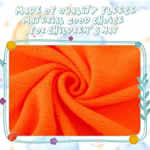 Oudain 20 Pieces Daycare Cot Blankets Preschool Cot Blankets Children's Nap Blanket Daycare Cot Rest Time Blanket White Cot Blankets Bulk Polar Fleece Blanket for Kids and Toddles, 36 x 58 inch in Kuwait