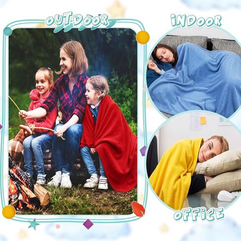 Oudain 20 Pieces Daycare Cot Blankets Preschool Cot Blankets Children's Nap Blanket Daycare Cot Rest Time Blanket White Cot Blankets Bulk Polar Fleece Blanket for Kids and Toddles, 36 x 58 inch in Kuwait
