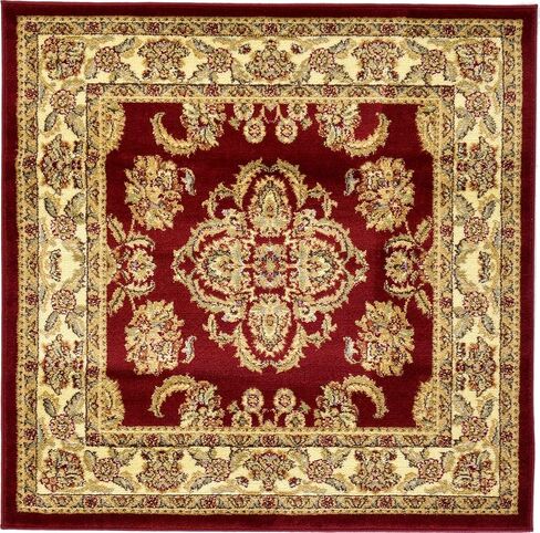 Unique Loom Voyage Collection Traditional Oriental Classic Intricate Design Area Rug (2' 7 x 10' 0 Runner, Red/Tan) in Kuwait