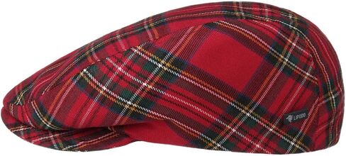 Lipodo Tartan Check Flat Cap Women/Men | Made in Italy in Kuwait