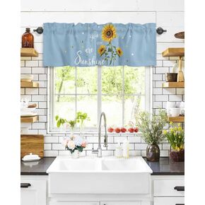 PRINT PICTURE ARTHOME Valance Curtain Short Kitchen Valance for Windows, Retro African Style Pattern Valances for Bedroom Living Room Bathroom, Small Rod Pocket Decorative Window Valance 54"x18" in Kuwait