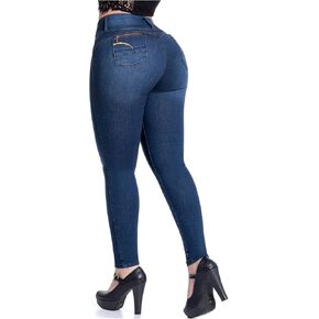 LT.ROSE Pantalones Colombianos Levanta cola | Butt Lifting Jeans | High Waisted Jeans for Women | Colombian Jeans in Kuwait
