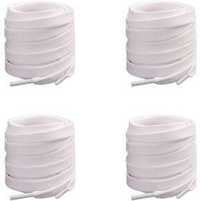 VSUDO 2 Pairs 5/16" Fine Weave Flat Shoe Lace Shoestring for Running Athletic Sneaker in Kuwait