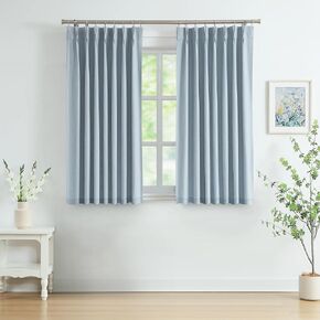 WEST LAKE Pink Bailey Pinch Pleated Blackout Curtains with Liner 84 Inches Long,Modern Textured Drapes with Backtabs Hooks,Thermal Insulated Window Treatment for Bedroom Living Room,60"Wx84"L,1 Panel in Kuwait