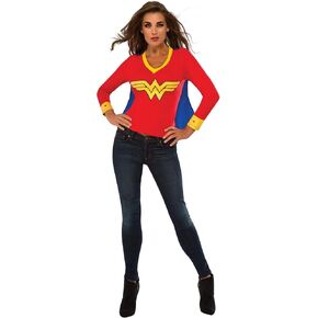 Rubie's Women's DC Superheroes Wonder Woman Sporty Tee, Multi, Large in Kuwait