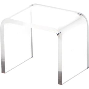 Plymor Clear Acrylic Square Display Riser, 2" H x 2" W x 2" D (3/32" Thick) (2 Pack) in Kuwait