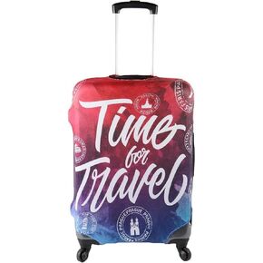 GLN Rugs Luggage Protector Suitcase Cover, Stretch Suitcase Cover, Washable Luggage Covers for Suitcase for Women and Men, Travel Accessories (M(22"-24" luggage)) in Kuwait