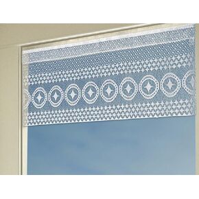 Eureka! 48"x16" Curtain Valance, White in Kuwait
