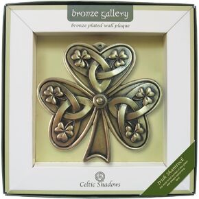 لوحة حائط مطلية بالبرونز بتصميم نبات النفل من Carrolls Irish Gifts in Kuwait