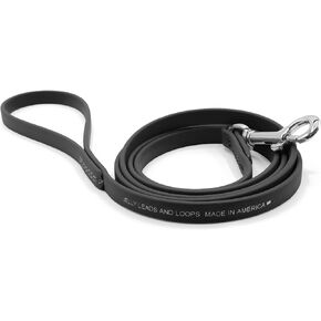 Jelly Pet Leash l Waterproof and Easy to Clean l Made in America l Stronger Than Leather (3/8'' x 6', Purple) in Kuwait