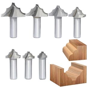 7Pcs Bead Ovolo Plunge Bit Set,Double Roundover Groove Bits in Kuwait