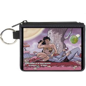 Buckle-Down Junior's Zip Wallet Wonder Woman Large, Multicolor, 8" x 5" in Kuwait