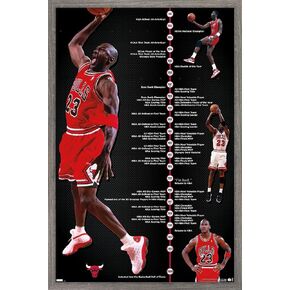 Trends International Michael Jordan - Timeline Wall Poster, 22.375" x 34", Premium Unframed Version in Kuwait
