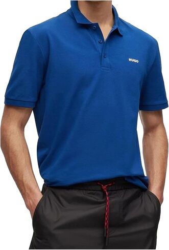 HUGO Men's Regular Fit Short Sleeve Polo Shirt in Kuwait