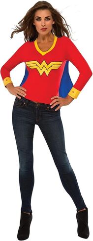 Rubie's Women's DC Superheroes Wonder Woman Sporty Tee, Multi, Large in Kuwait