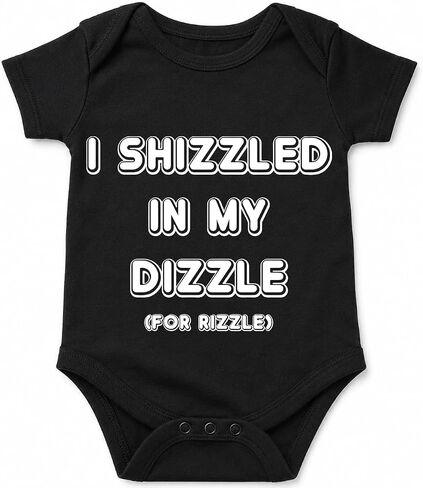 AW Fashions I Shizzled In My Dizzle، من أجل Rizzle - بدلة أطفال مضحكة in Kuwait