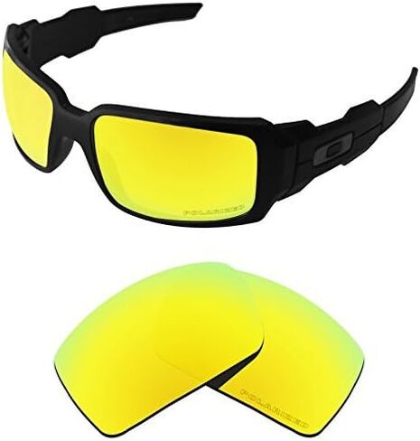 Tintart Performance Replacement Lenses Compatible with Oakley Oil Drum Polarized Etched in Kuwait