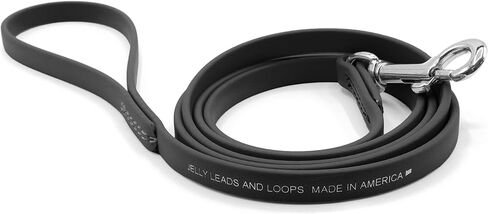 Jelly Pet Leash l Waterproof and Easy to Clean l Made in America l Stronger Than Leather (3/8'' x 6', Purple) in Kuwait