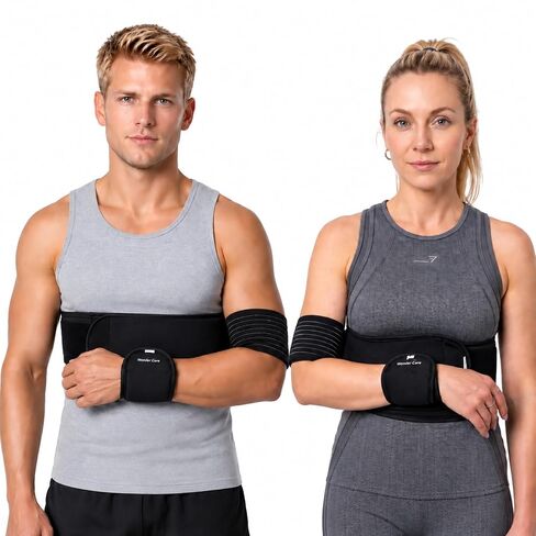 Wonder Care Left Right Shoulder Immobilizer Arm Sling Elastic Brace for Clavicle Collar Bone Dislocation Subluxation Shoulder stabilizer Compression Brace After Rotator Cuff Surgery in Kuwait