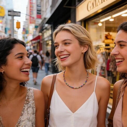 BVGA Dainty Gold Choker Necklace ملون القلب الأحجار الكريمة المختنق قلادة مطلية بالذهب ثعبان سلسلة قلادة المختنق القلائد مجموعة للنساء فتاة الهدايا in Kuwait