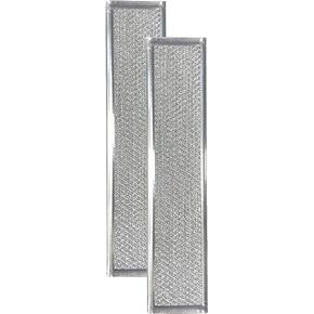 2-Pack Air Filter Factory 4 X 15 X 3/32 Inches Microwave Oven 12-Layer Aluminum Mesh Grease Filters