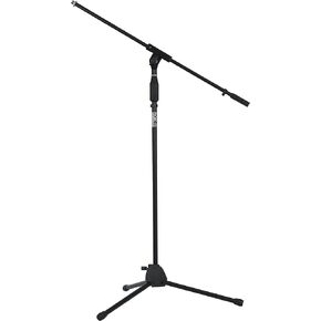 Rok-It Standard Microphone Stand with Fixed Boom Arm and Tripod Base; (RI-MICTP-FBM)