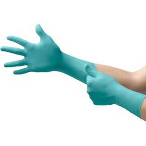 Microflex N89 Disposable Nitrile Gloves w/Rough Finish & Powder Free for General Use, Sample Taking