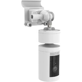 HOLACA Adjustable Wall Mount Plate Bracket Compatible with Pan Tilt Camera with Extended,White