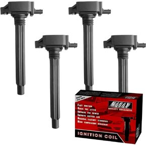 MACAX Set of 4 Ignition Coils UF658 Compatible with Mercedes Benz 2014 2015 C250 2012-2015 SLK250 1.8L L4 - Replaces IC761 A0001502580