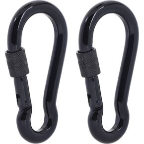 SEPWIK Carabiner Clips, 316 Stainless Steel Carabiner Clip, Heavy Duty Carabiner Hooks, Keychain Carabiners, Multi-Purpose Spring Snap Hook for Dog Leash, Outdoor Camping, Swing, Hammock