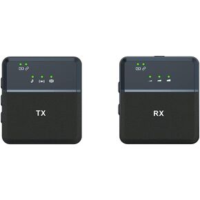 ميكروفون لاسلكي SENXIN SX9 للكمبيوتر الشخصي/iPhone وUSB C/الكاميرا (2 ميكروفونات و1 جهاز استقبال) عمر طويل للغاية 360 درجة ذكي لتقليل الضوضاء وراديو عالي الدقة ومدونة فيديو مزدوجة/تسجيل مباشر/فيديو