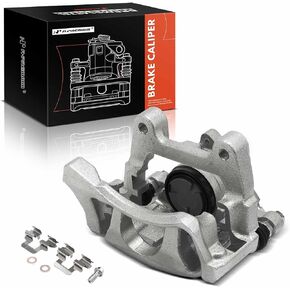 A-Premium Disc Brake Caliper with Bracket Compatible with Volkswagen Passat 2010 Tiguan CC Passat CC 2009-2011 L4 2.0L V6 3.6L Rear Right Passenger Side