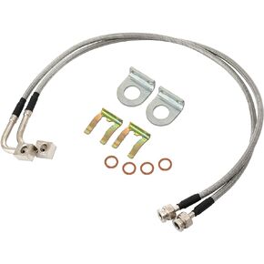 89370 خطوط فرامل أمامية مقاومة للصدأ متوافقة مع 2007-2019 تشيفي سيلفرادو 1500/2007-2019 تاهو /2007-2019 سوبربان/2007-2019 جي إم سي سييرا/2007-2019 تشيفي سيلفرادو 2500/2007-2019 تشيفي سيلفرادو 3500 in Kuwait