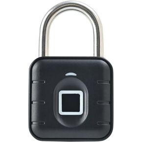Keyless Fingerprint Locker Lock, Small Biometric Padlock for Gym Locker, Smart Fingerprint Lock for Locker, Suitcase, Backpack