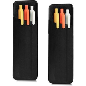 Epessa Stick-On Pen Holder for Notebook, Adhesive Pencil Sleeve Pouch for Hardcover Journals, Planners, Notebooks, Reusable Pen Pocket Organizer Easy to Remove (1 Pack)