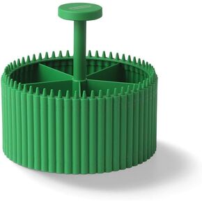 Crayola Round Storage Organizer - Creative Kids Desk Organizer with 5 Sections for Storing Pens, Pencils, Crayons and Other School/Office Supplies, Cerulean, Kids 3+ Years