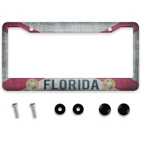 Smooffly Dogs Make Me Happy People Not So Much Funny Letter Black White License Plate Frame Car Tag Frame License Plate Holder Car Plate Frame Auto Tags Cover 2 Holes Screws 12.2 x 6.3 Inch