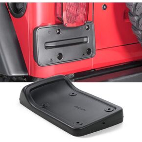 Rear License Plate Frame Holder Mount Bracket for 1997-2006 Jeep Wrangler TJ