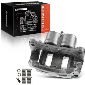 A-Premium Disc Brake Caliper Assembly with Bracket Compatible with Select Ford and Lincoln Models - Edge & MKX 2007 2008 2009 2010, V6 3.5L - Front Left Driver Side