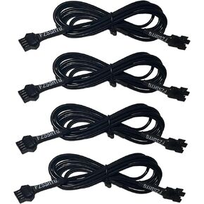 4 قطعة 60in تمديد الحبال RGB 5 أقدام تمديد الكابلات لأضواء الصخور دراجة نارية مجموعة إضاءة LED تحت توهج النيون لهجة شرائط إضاءة in Kuwait