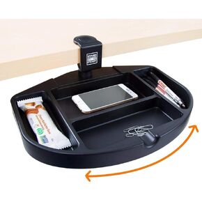Stand Steady Original Desk Potato - Clamp-On Swivel Pencil Drawer and Desk Organizer | Unique Desk Organizer Provides Under Desk Storage for Pens, Pencils, Paper Clips & More! (Clamp-on Desk Drawer)