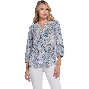 NYDJ Women's Pintuck Blouse