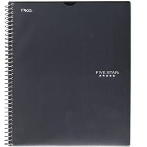 Five Star Interactive Notetaking, 1 Subject, College Ruled Spiral Notebook, 100 Sheets, 11" x 8-1/2", Customizable, Yellow (06374AC6)