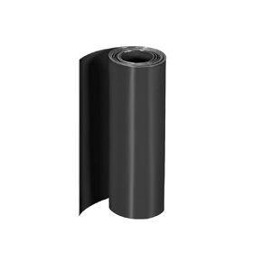 أنبوب الانكماش الحراري PVC من Uxcell مقاس 150 مم، غلاف عرض مسطح لطبقة مزدوجة 18650، 1 متر شفاف