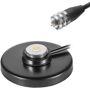 Heavy Duty NMO Magnetic Base Mount with PL-259 Plug Connector 16.4FT Cable Extension for Car Bus Mobile CB Ham Base Station Radio Truck Marine UHF VHF Radio Antenna, Eifagur