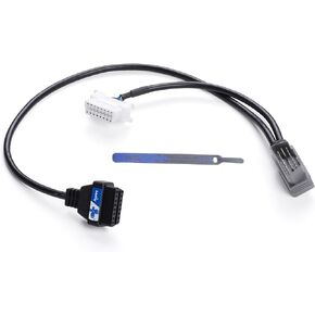 OBDII Splitter for Ford and GM, bbfly-B64 OBD 2 Splitter 2 Way Extension Cable 2FT/60CM (B64 for Ford and for GM)