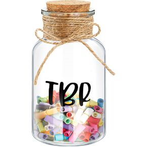 TBR Jar Book Lover Gift to Be Read List Choose Your Next Book TBR List Reader Jar Bookish Accessories Bookworm Gift for Book Club Members Student Teacher Reading Accessories